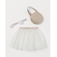 ราคา [AUTH] H&M กระโปรงแท้มีกระเป๋าและโบว์สําหรับเด็กผู้หญิง (40908827778)