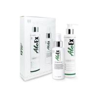 ราคา ส่งฟรี EMS set Aloex shampoo+serum (1396998357)
