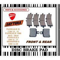 ราคา DUCATI PANIGALE R 1199 S 1299 ผ้าเบรคชุด SUPERBIKE FR0NT & REAR DAYTONA TYPE (54303598067)