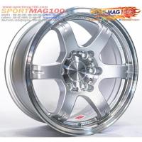 ราคา ล้อแม็กใหม่ Yachiyoda XT6 6รู130 ET25 ซิลเวอร์ขอบเงา,กันเมทาลิกขอบเงา 8-16นิ้ว (ราคา 4วง) (25882481303)