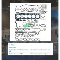 ราคา 01 10030 01 ประเก็นชุดใหญ่ (Victor Reinz เยอรมัน) Toyota Supra JZA80 เทอร์โบ 2JZ-GTE 1.25mm, 04111-46094 (10798118347)