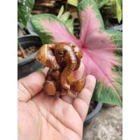 ราคา ช้างแกะสลักจากไม้สัก (29454562271)