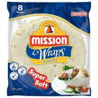 ราคา Mission แป้งตอติญ่า Mission tortillas wrap 8แผ่น 360 g (HALAL) (10409455853)