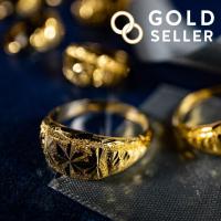 ราคา Goldseller แหวนทอง หัวโปร่ง ครึ่งสลึง คละลาย ทองคำแท้ 96.5% (1355819969)