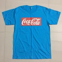 ราคา เสื้อยืดวินเทจสีฟ้า ลายโค้ก (1485311943)