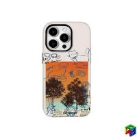 ราคา Sunset แมวและสุนัข iphone 16promax 17Promax iphone 17 15Promax ฟิล์ม 2-in-1 สองชั้น 14/13Promax 12/11promax 7/8Plus Xsmax ฝาครอบป้องกันการล่มสลาย (44464998102)