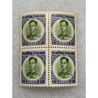 ราคา แสตมป์พระรูป ร.9 ชนิด1.5บาท พ.ศ.2507 บล๊อก4 (42718706345)