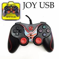 ราคา NUBWO Dual Shock จอยเกมส์ USB รุ่น NJ-25 (สีแดง) Red #757 (541830048)
