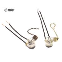 ราคา V&p 1 ชิ้นพัดลมเพดานสวิตช์ไฟ Zing หู ZE-109/XZ-227 สวิตช์ไฟสองสายพร้อมสายดึงสําหรับพัดลมเพดานโคมไฟใหม่ (26929975773)