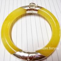 ราคา กำไลหยกพม่า(หยกเหลือง)​ (5220771361)