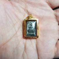 ราคา พระหลวงปู่ศุขพิมพ์ประภามณฑล(พิมพ์โบราณ) เนื้อชินตะกั่ว พร้อมเลี่ยมทองคำแท้ (17384525317)