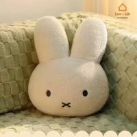 ราคา มม คุณภาพสูงนุ่มปุย มิฟฟี่ กระต่ายรูปร่างหมอนการ์ตูน-กระต่ายน้อยสีขาวน่ารักตุ๊กตาตุ๊กตาหมอนโซฟาตกแต่ง (28840134601)