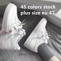 ราคา 45 สีคุณภาพสูง plus ขนาด uk11.5 af1 low air force 1 ผู้ชายผู้หญิงรองเท้าผ้าใบ AF1 (29743919418)
