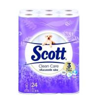 ราคา กระดาษชำระ สก๊อตต์คลีนแคร์ กลิ่นเนเชอรัล เฟรช ขนาด 24 ม้วน นวัตกรรมใหม่ (3630017936)
