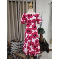 ราคา เดรสยาว ลายไข่ดาว แขนตุ๊กตา (3945856389)