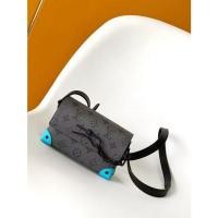 ราคา LOUIS VUITTON Steamer Wearable Wallet กระเป๋าผ้าใบและหนังวัวสะพายข้างสำหรับผู้ชาย M11496 582 (27183399266)