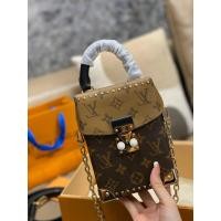 ราคา Louis Vuitton กระเป๋าสะพายไหล่และกล่องใส่ของ พิมพ์ลายดอกไม้เก่าน่าสะสม พร้อมสายโซ่หนังวัว สไตล์ Jo Dow Yuu เหมาะสำหรับฤดูใบไม้ร่วงและหนาว (55003041194)