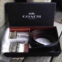 ราคา COACH men's belt set box (223354336)