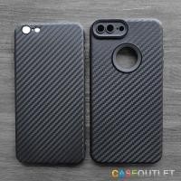 ราคา เคส Iphone5, Iphone6, Iphone7, Iphone8 plus | 5s 6s 7+ 8+ Se 2022 TPU ลายเคฟล่า ดำด้าน ใส่บาง ลดรอยนิ้ว (1929830945)