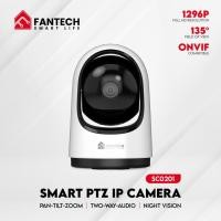 ราคา Fantech SC02 Smart Life PTZ กล้อง IP กล้องวงจรปิดในร่ม Wifi IoT กล้องเฝ้าระวังอัตโนมัติ (50600688467)