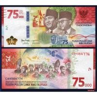 ราคา ธนบัตร อินโดนีเซีย ที่ระลึก 75 ปีประกาศอิสรภาพ INDONESIA 75000 รูเปียะ P-161 ปี 2020 สภาพใหม่เอี่ยม สำหรับสะสม (28501367813)