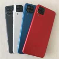 ราคา สําหรับ Samsung Galaxy A12 A125 A125F SM-A125F ฝาหลังแบตเตอรี่ฝาครอบด้านหลังปุ่มด้านข้างอะไหล่ทดแทน (40909841411)