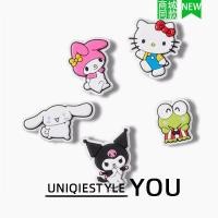 ราคา 2026 สไตล์ใหม่ Zhibixing อุปกรณ์เสริมรองเท้าดอกไม้สนุกการ์ตูนตกแต่งหัวเข็มขัดน่ารัก Sanrio Hello Kittys Friends Melody Kuromi KT Cat (25685455332)