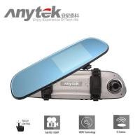 ราคา Anytek G77 Car Dash Cam Camera กล้องติดรถยนต์ ติดกระจกมองหลัง มีกล้องหลัง Touch Screen จอสัมผัส G-Sensor (2009643485)