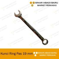 ราคา 19 มม. Chrome Vanadium Ring Spanner (คุณภาพสูง) หน่วย (44021124388)
