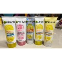 ราคา โฟมล้างหน้า การ์นิเย่ Garnier Bright Complete / Pure Active / Sakura Glow Face Wash Scrub ขนาด 100ml. (24616317134)