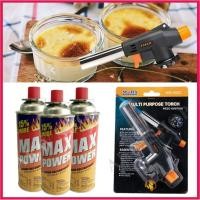 ราคา TORCH หัวพ่นแก๊ส จับคู่แก๊สกระป๋อง MAX POWER 3 กระป็อง รับประกันของแท้ งานคุณภาพสูง หัวพ่นแก๊สปิ้งย่าง หัวเป่าแก๊ส (7645720184)