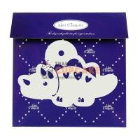 ราคา แผ่นลายฉลุ วาดลาย Stencil สเตนซิล รูปไดโนเสาร์ Triceratops พลาสติก (794739230)