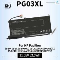 ราคา แบตเตอรี่แล็ปท็อป pg03xl สำหรับ HP Pavilion GAMING 15-dk 15-ec 15-dk0000 52.5wh dk0127tx 15-ec1011ns 16-a0124ng (26771678046)