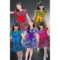 ราคา ชุดเด็กชายลายดอก ชุดเดรสทองกวาว ชุดแหยม ลายดอก สงกรานต์ ลอยกระทง พร้อมกิ๊บติดผม(oy) (24992284220)