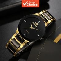 ราคา Orlando ผู้ชายหรูหรานาฬิกาใหม่มาถึง Cool Black Gold Quartz นาฬิกาข้อมือเหล็กประณีต Masculino Relogio นาฬิกาแฟชั่น (25383640662)