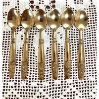 ราคา ช้อนกาแฟทองเหลืองลายเทพพนม (12124910090)