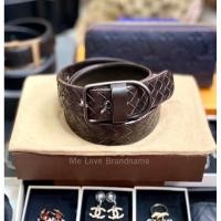 ราคา BOTTEGA VENETA Intrecciato Leather Belt (รับประกันสินค้าแท้) (29352306163)