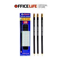 ราคา HORSE (ตราม้า) ดินสอไม้ ดินสอ รุ่น H-9100 ขนาด 2B ( 12 แท่ง / กล่อง ) (50503344109)