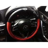 ราคา ลิขสิทธิ์แท้ มิกกี้เม้าส์ หุ้มพวงมาลัย รถยนต์ หนังเทียม สีดำแดง Mickey Mouse Car Steering Wheel Cover PVC Faux Leather (2348636089)