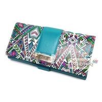 ราคา ELLE แท้!!! กระเป๋าสตางค์ใบยาวพับเดียว หนังนิ่ม (980987992)