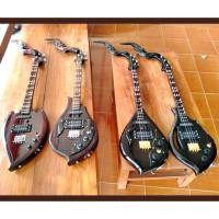 ราคา พิณโปร่งไฟฟ้า3คอนแท็คสเปคสูงไม้ขี้เหล็กแถมฟรีสายสะพายปิคคู่มือสายแจ็ค (18089269830)