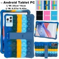 ราคา Universal Case For Global Tablet PC 9.7 10.1 10.5 10.8 11.2 11.6 Inch (L*W: 24cm*16cm/9.57in*6.42in) Galaxy MXS SPARK Android 10 11 12 13 14 Soft Bubble ShockProof Stand Cover (27093783196)