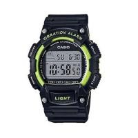 ราคา CASIO Standard นาฬิกาข้อมือผู้ชาย สีดำ/เขียว สายเรซิน รุ่น W-736H-3AVDF (1700775256)