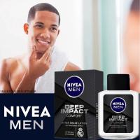 ราคา NIVEA MEN DEEP IMPACT AFTER SHAVE LOTION 100ml. โลชั่นบำรุงผิวหลังการโกนหนวดสูตรพิเศษจากต่างประเทศ (9588531384)