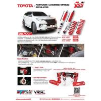 ราคา โช้คอัพรถยนต์ สปริงโหลดเตี้ย YSS รุ่น DTG Plus ปรับ 7 ระดับ TOYOTA FORTUNER ปี 06-14 (1814208218)