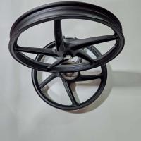 ราคา 2022 เวฟ110i ล้อแม็ก WAVE110i *** 2022 LED รุ่นมีสายไมล์ *** 5ก้าน ดำเทา ขอบ17 + ลูกปืน + บูชกลางล้อ พร้อมใส่ หน้ (18247381724)