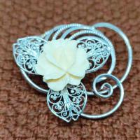 ราคา เข็มกลัดงานตู้ญี่ปุ่น ivory แกะดอกกล้วยไม้ คชสารแท้ มือสองนะค่ะ ขอคนเข้าใจงานสะสม (43200351612)