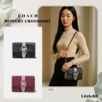 ราคา *ส่งด่วน* COACH แท้ มือหนึ่ง ตำหนิเบา BOWERY CROSSBODY IN SIGNATURE CANVAS #F80300 #F80299 สีดำ (24774204397)