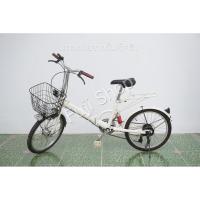 ราคา จักรยานพับได้ญี่ปุ่น - ล้อ 20 นิ้ว - มีเกียร์ - มีโช๊ค - สีขาว [จักรยานมือสอง] (26864670694)