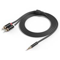 ราคา Jack 3.5mm to 2 RCA Audio Cable Male to Male RCA Adapter 1m (2084136586)